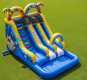 T8-7400 Pokemon Theme Inflatable Water S...