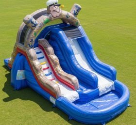 T8-7412 Popeye Theme Inflatable Water Sl...