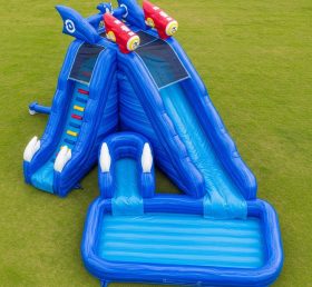 T8-7470 Sonic Theme Inflatable Water Sli...