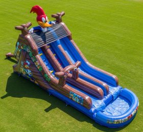 T8-7608 Woody Woodpecker Theme Inflatabl...