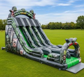 T8-7826 Zombie Theme Inflatable Slide