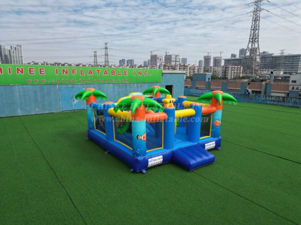 T2-8118 Tropical Ocean Inflatable Bounce House
