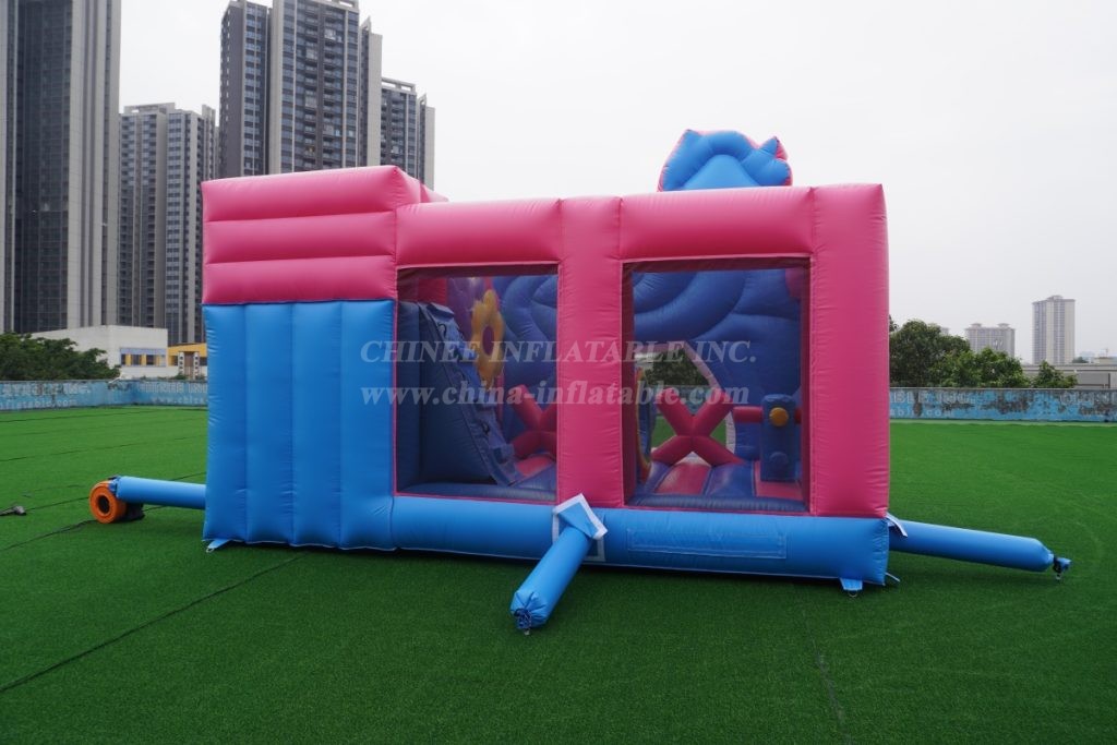 T2-4777B Unicorn Bouncy Castle with Slide