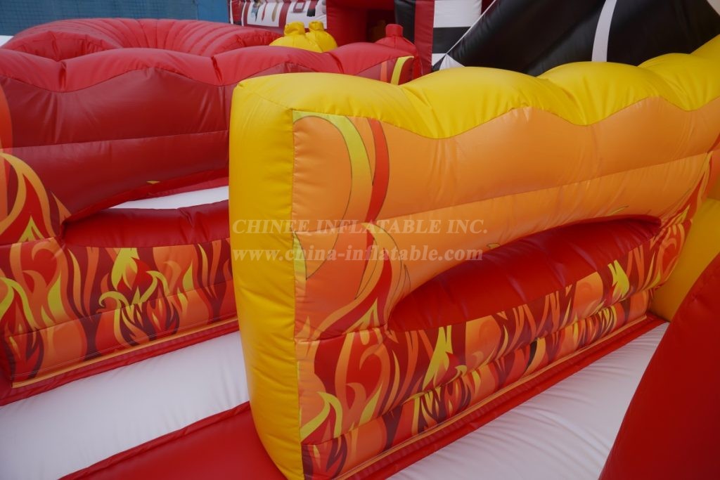 T2-8120 Fire Truck Inflatable Playground
