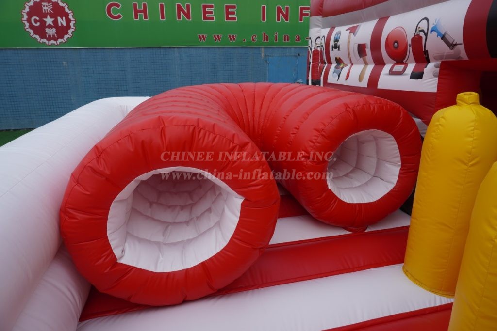 T2-8120 Fire Truck Inflatable Playground