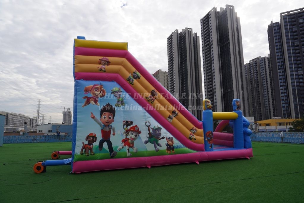 T6-1159A Paw Patrol Theme Inflatable Park