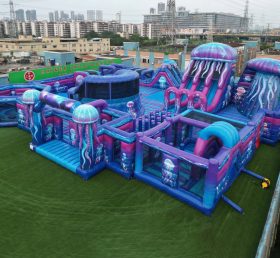 GF3-169 Jellyfish Theme Inflatable Park