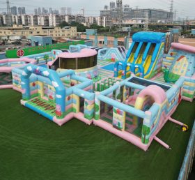 GF3-207 Peppa Pig Theme Inflatable Park