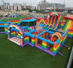 GF3-220 Rainbow Theme Inflatable Park
