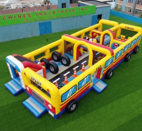 GF3-293 Bus Theme Inflatable Park