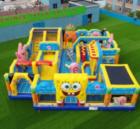 GF3-408 SpongeBob Theme Inflatable Park
