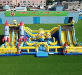 GF3-477 Minions Theme Inflatable Park