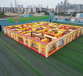 MAZE1-58 Food Trucks Theme Inflatable Ma...
