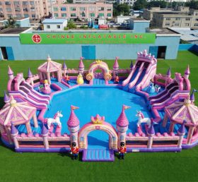 Pool3-771 Princess Parties Theme Pool Wa...
