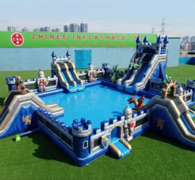 Pool3-810 Knight Theme Pool Water Park