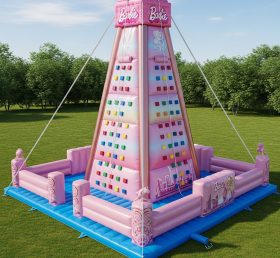 T11-4140 Barbie Theme Inflatable Climbin...