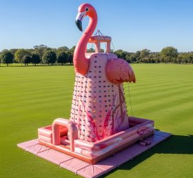 T11-4597 Flamingo Theme Inflatable Climb...