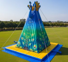 T11-4659 Peacock Theme Inflatable Climbi...