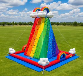 T11-4679 Rainbow Theme Inflatable Climbi...
