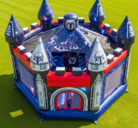T5-2157 Star Wars Theme Inflatable Castl...