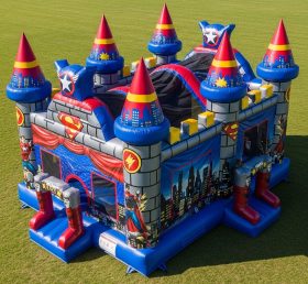 T5-2163 Superhero Theme Inflatable Castl...