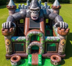 T5-2333 King Kong Theme Inflatable Castl...