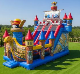 T5-2396 One Piece Theme Inflatable Castl...