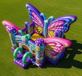 T5-2577 Butterfly Theme Inflatable Castl...