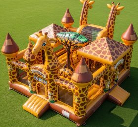 T5-2642 Giraffe Theme Inflatable Castles