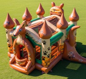 T5-2666 Kangaroo Theme Inflatable Castle...