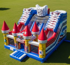 T5-2745 Sneakers Theme Inflatable Castle...