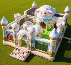 T5-3065 Sheep Theme Inflatable Castles
