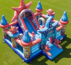 T5-3078 Starfish Theme Inflatable Castle...