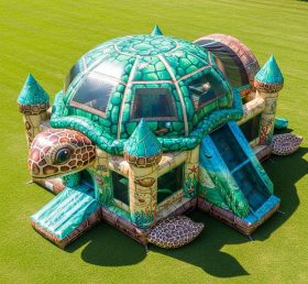 T5-3107 Turtle Theme Inflatable Castles
