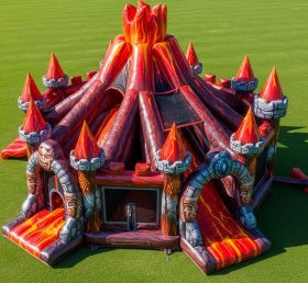 T5-3114 Volcano Theme Inflatable Castles