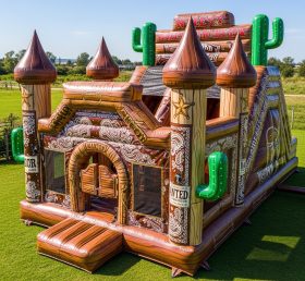 T5-3127 Wild West Theme Inflatable Castl...