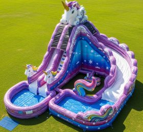 T8-9381 Unicorn Theme Inflatable Water S...