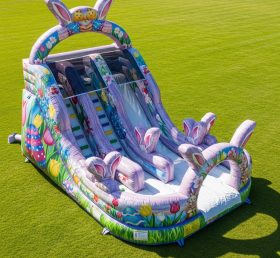 T8-9396 Easter Theme Inflatable Dry Slid...