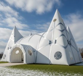 Tent1-6047 Ice Castle Theme Inflatable T...