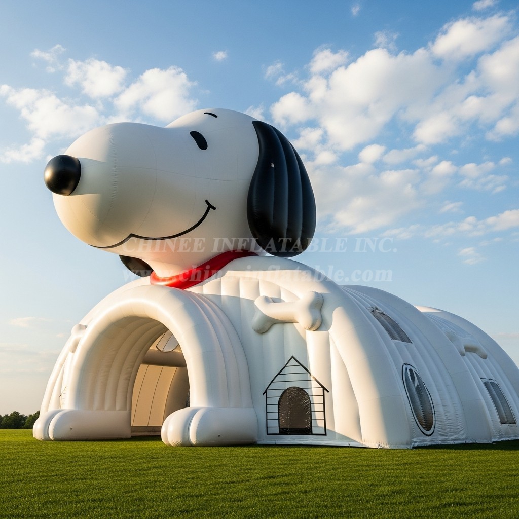 Tent1-6066 Snoopy Doghouse Theme Inflatable Tent