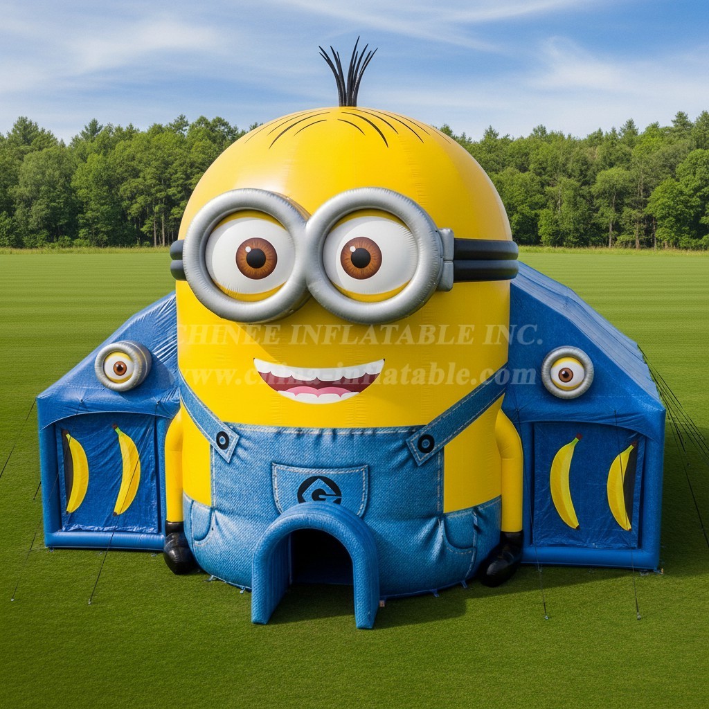 Tent1-6070 Minions Theme Inflatable Tent