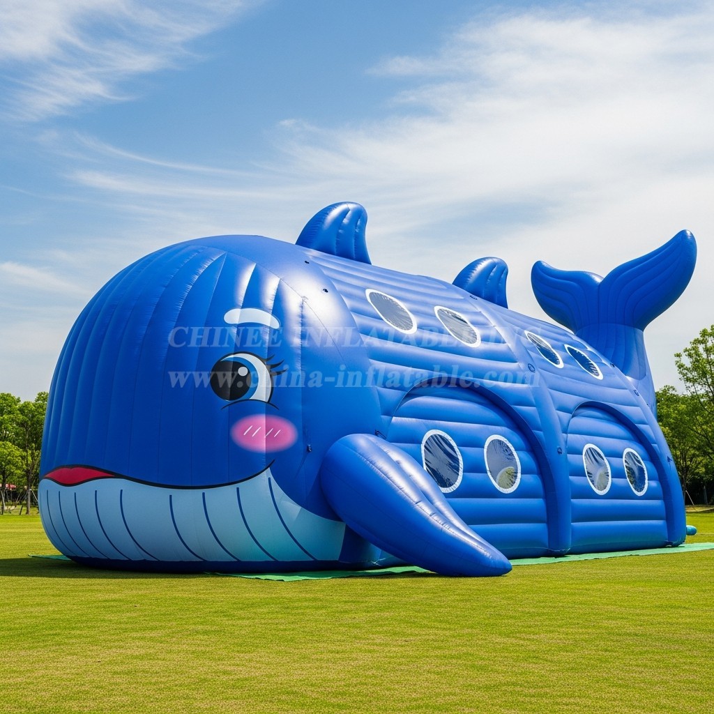 Tent1-6096 Whale Inflatable Structure Inflatable Tent