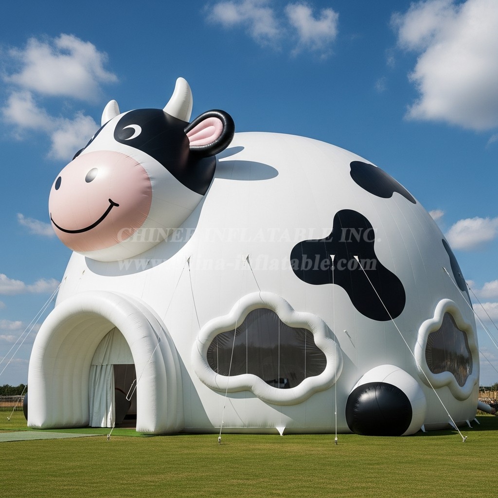 Tent1-6108 Cow Dome Theme Inflatable Tent