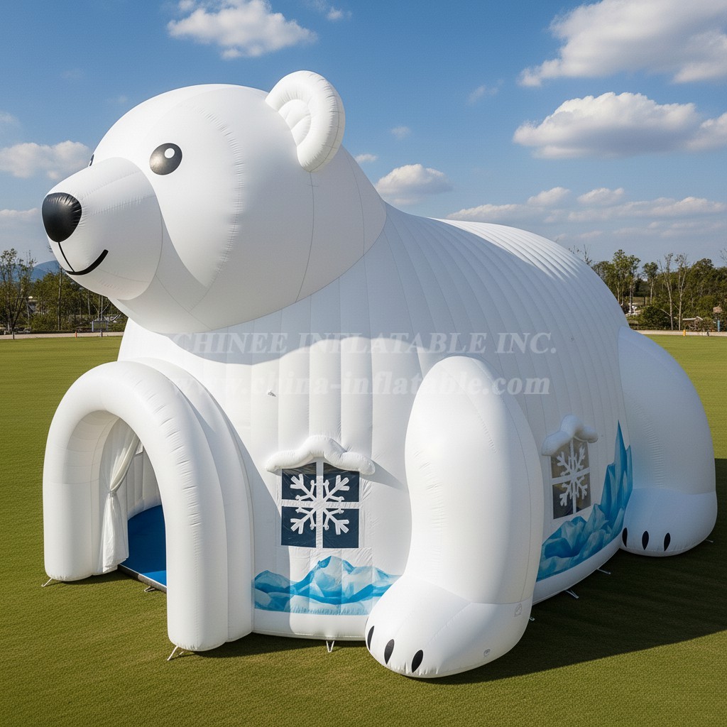 Tent1-6134 Polar Bear Theme Inflatable Tent