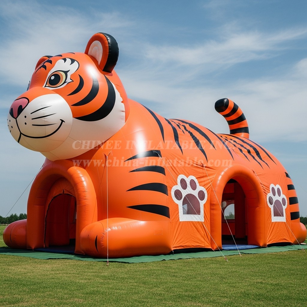 Tent1-6165 Tiger Theme Inflatable Tent