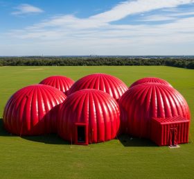 Tent1-6204 Giant Red Inflatable Dome