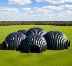 Tent1-6230 Multi-Dome Cluster Black Infl...