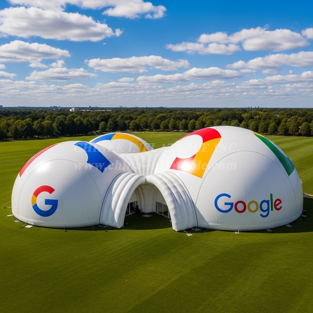 Tent1-6304 Google Logo Theme Inflatable Dome
