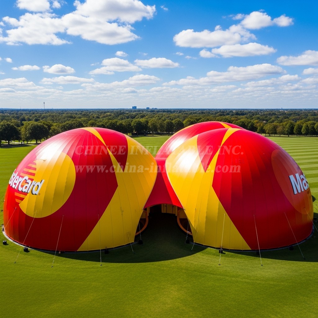 Tent1-6333 Mastercard Inflatable Dome
