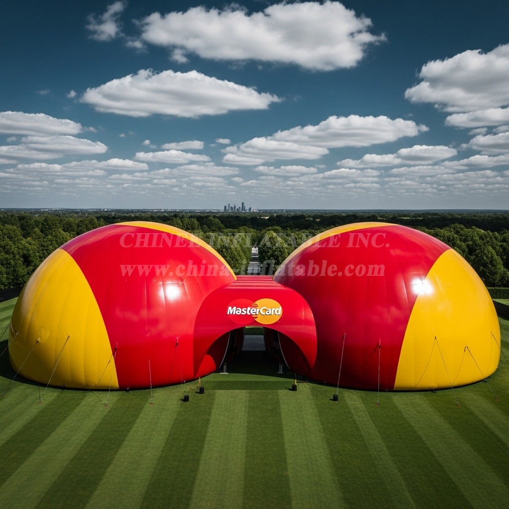 Tent1-6334 MasterCard Theme Inflatable Dome
